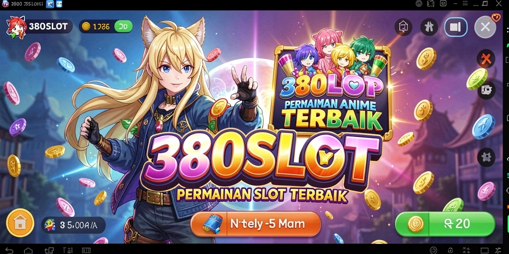 Screenshot gameplay 380SLOT menampilkan karakter anime yang menarik.
