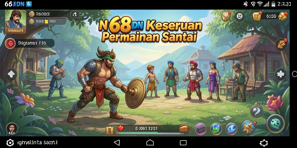 Tampilan gameplay 68IDN yang menyenangkan dan interaktif.
