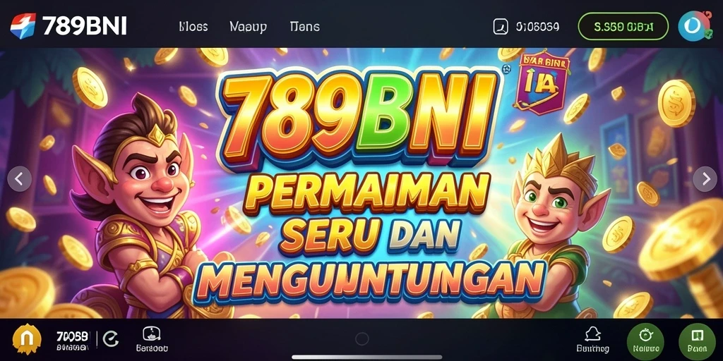 Tampilan slot game 789BNI dengan grafis menawan dan fitur menarik.