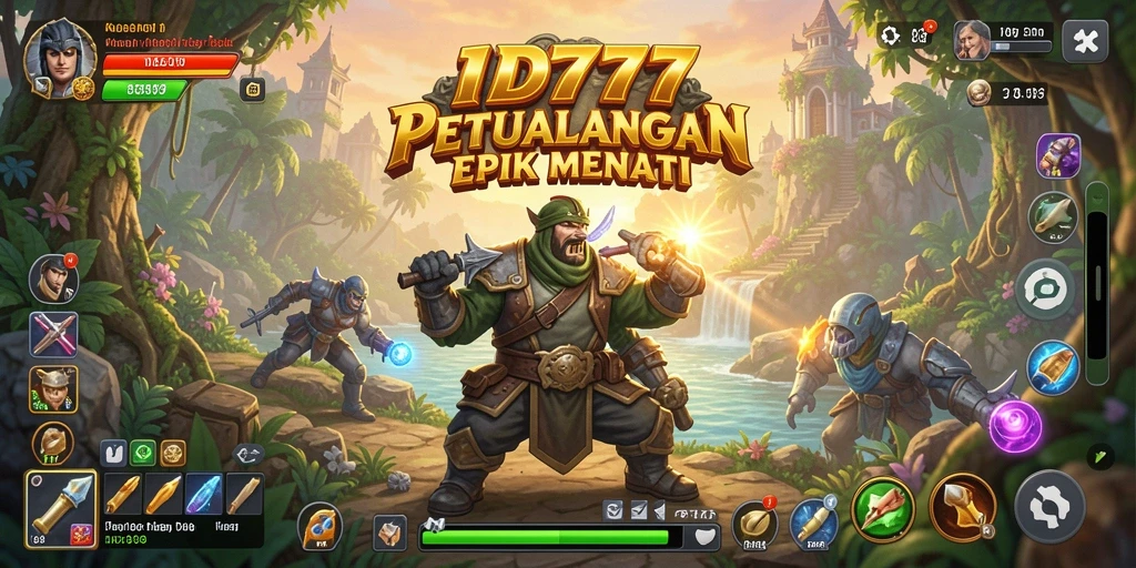 Screenshot gameplay ID777 menampilkan karakter dalam petualangan yang mendebarkan.