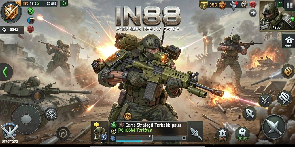 Tampilan gameplay IN88 yang menegangkan dan penuh strategi.