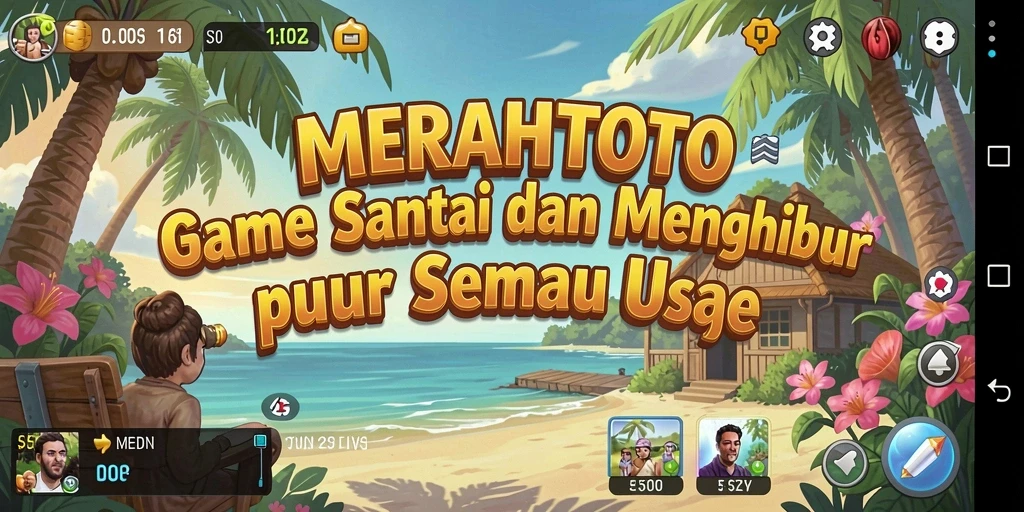 Tangkapan layar gameplay MERAHTOTO yang menampilkan kesenangan dalam setiap level.