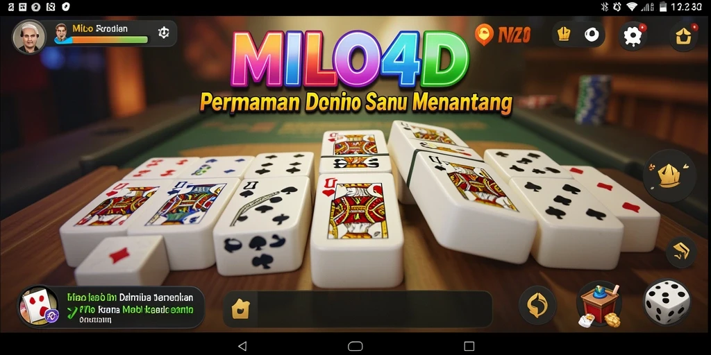 Screenshot gameplay Domino yang menarik dan seru.