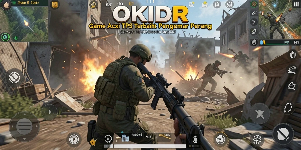 Screenshot dari gameplay OKIDR yang menunjukkan aksi pertempuran mendebarkan.