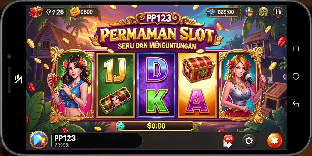Tampilan gameplay menarik dari PP123 yang menggugah selera bermain.
