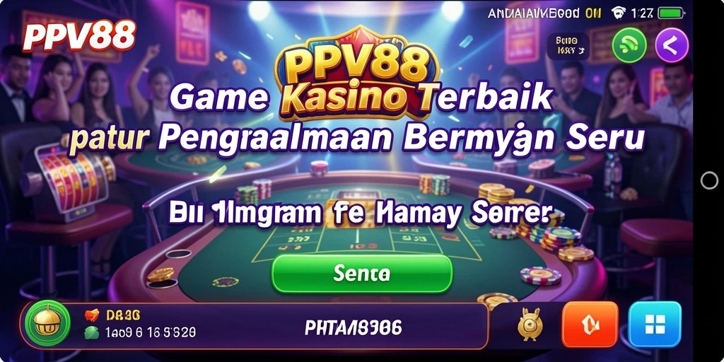 Tampilan gameplay PPV88 dengan berbagai permainan menarik di Kasino.