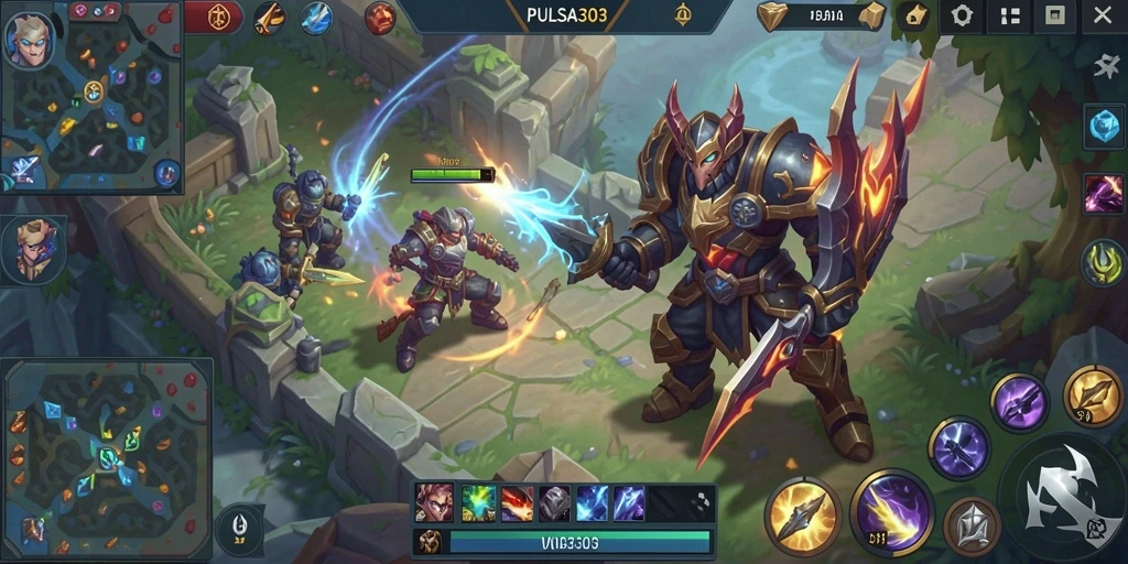 Tampilan gameplay PULSA303 yang epik dan mendebarkan.