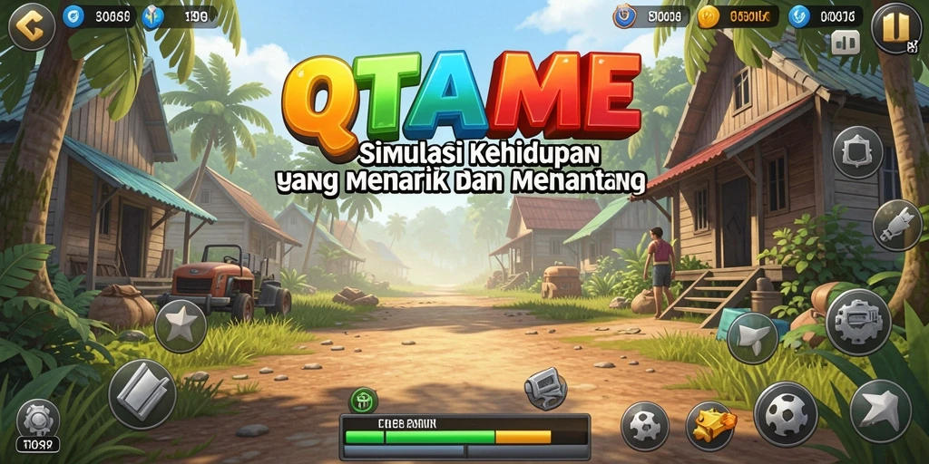 Tampilan gameplay QTGAME yang menawan dan realistis.
