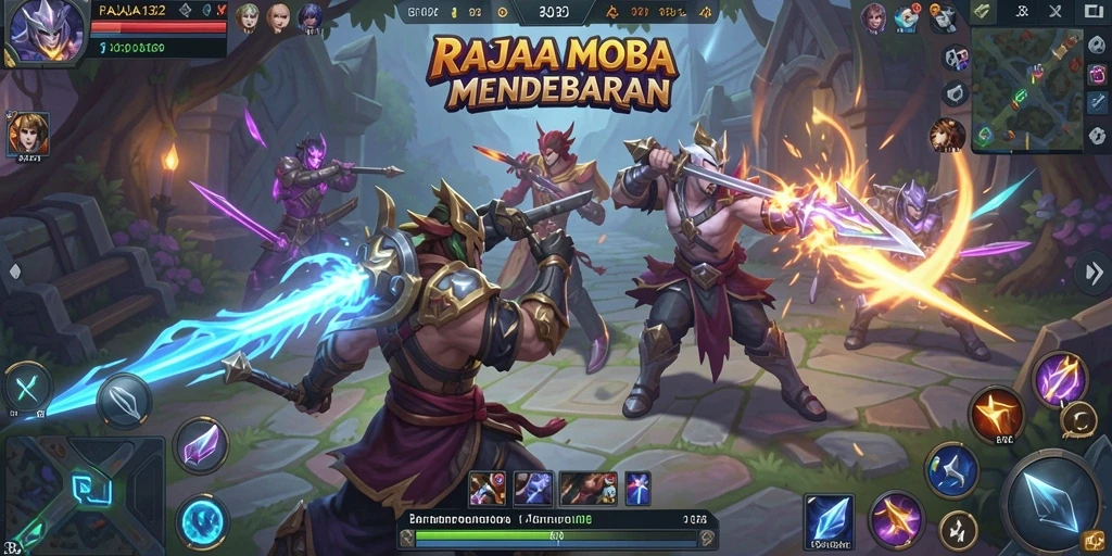 Tampilan gameplay menarik dan dinamis dalam RAJA132