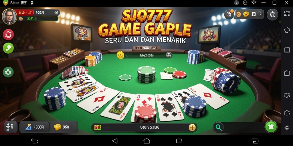 Tampilan gameplay SJO777 yang mengasyikkan dan interaktif.