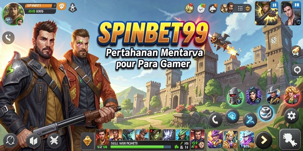 Screenshot gameplay menampilkan pertempuran seru di Tower Defense.