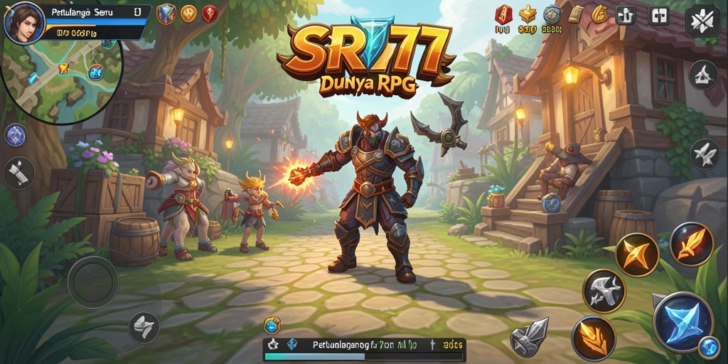 Gameplay menarik dalam dunia RPG penuh petualangan.