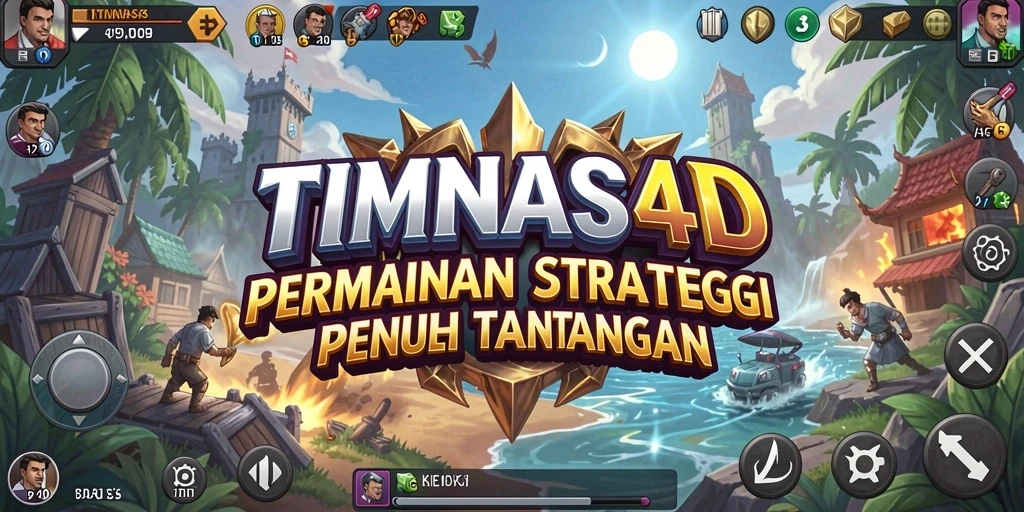 Tampak menariknya gameplay strategis di TIMNAS4D.