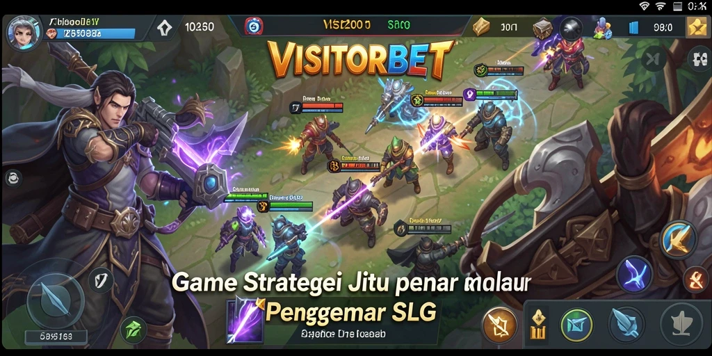 Tampilan screenshot menunjukkan strategi menarik dalam permainan SLG.