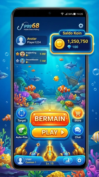 Pengguna sedang menjelajahi aplikasi di pgg68 untuk mencari aplikasi terbaru.